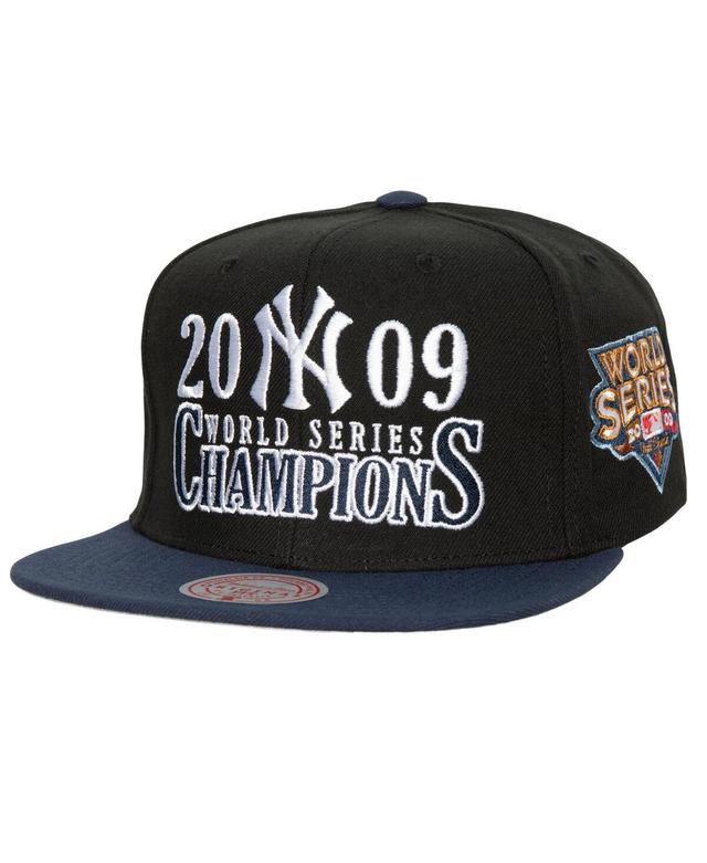 Mens Mitchell & Ness Black New York Yankees World Series Champs Snapback Hat Product Image