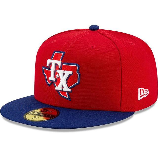 New Era Texas Rangers New Era Rangers 59Fifty Authentic Cap - Adult Royal Product Image