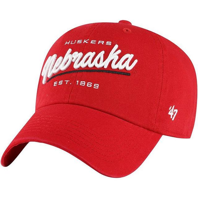 Womens 47 Scarlet Nebraska Huskers Sidney Clean Up Adjustable Hat Product Image