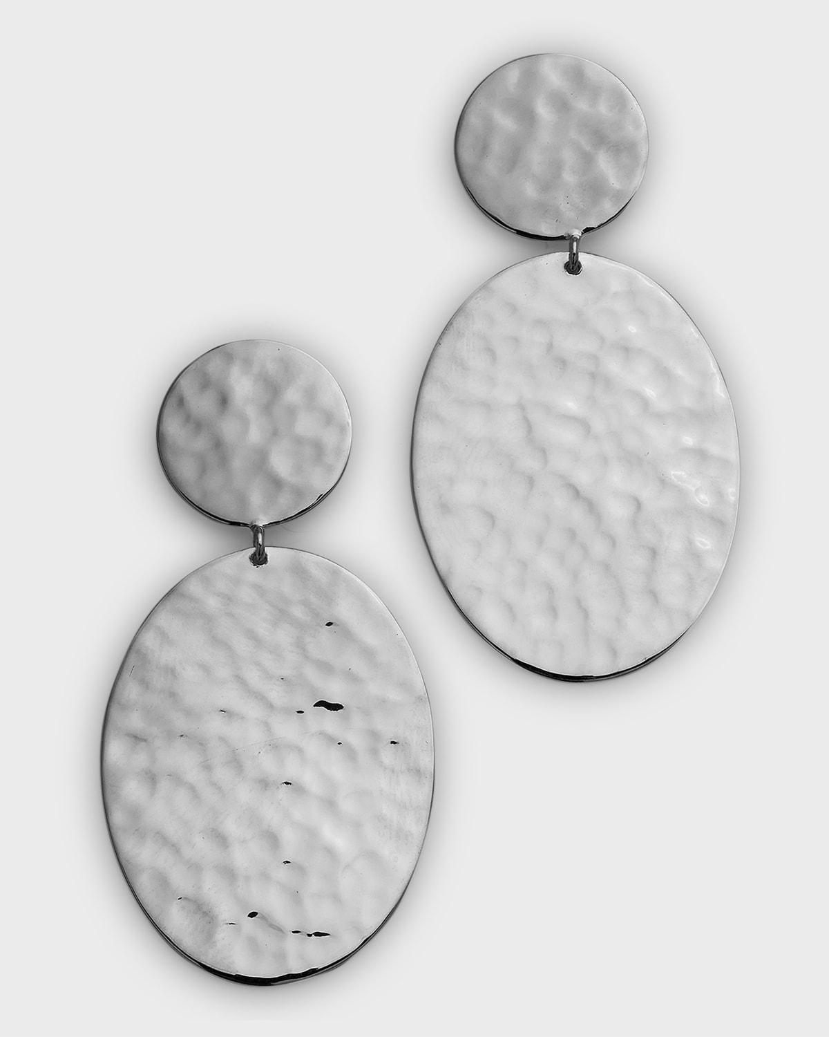 Ippolita Classico Crinkle Hammered Drop Earrings Product Image