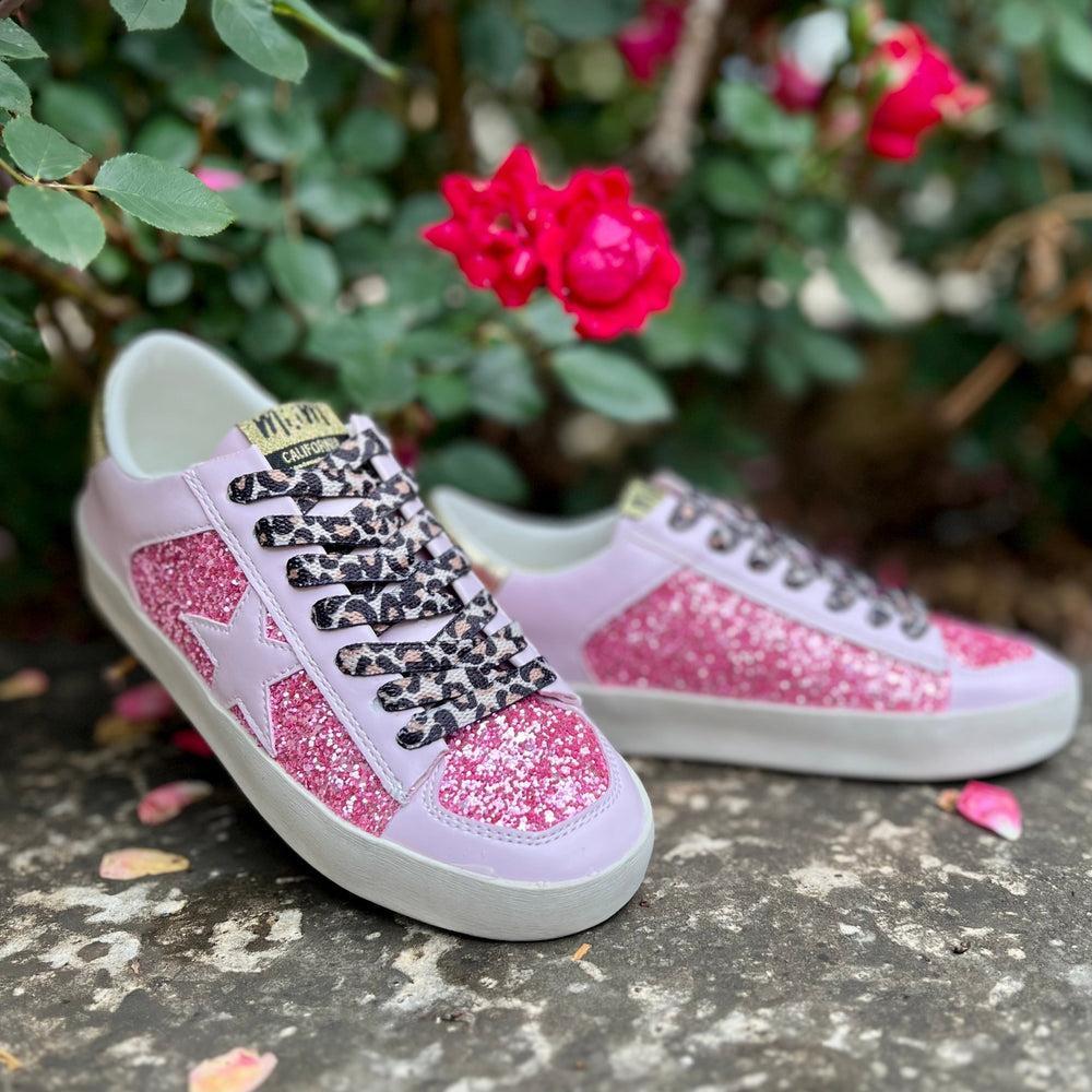 Pink Stars In Cali Sneakers Product Image