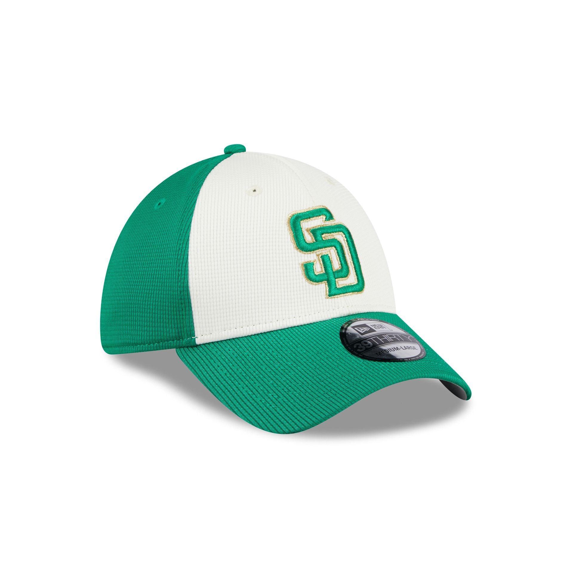 San Diego Padres St. Patrick's Day 2024 39THIRTY Stretch Fit Hat Male Product Image