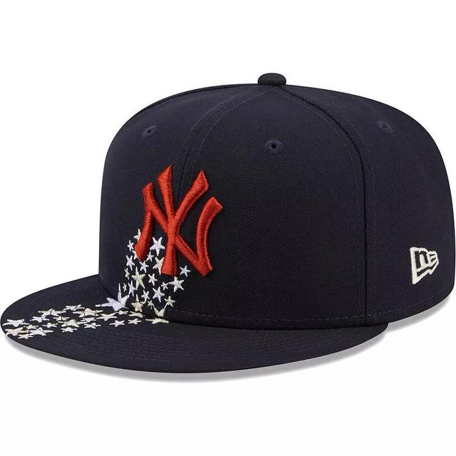 Mens New Era New York Yankees Meteor 59FIFTY Fitted Hat Blue Product Image