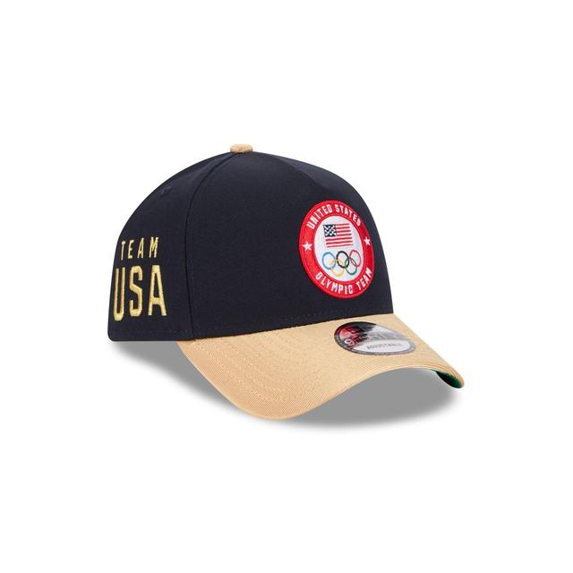 Team USA Olympics 9FORTY A-Frame Snapback Hat Male Product Image