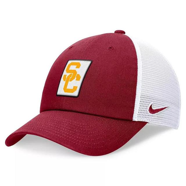 Mens Nike Cardinal/White USC Trojans Primetime Club Trucker Adjustable Hat Product Image