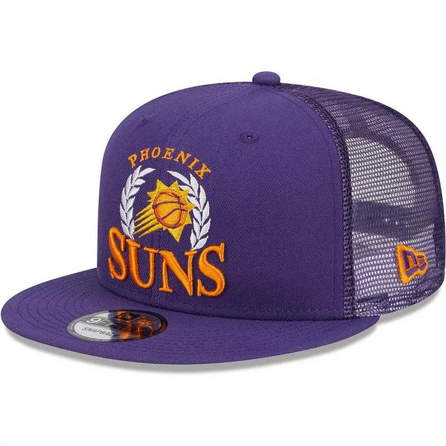 Mens New Era Purple Phoenix Suns Bold Laurels 9FIFTY Snapback Hat Product Image