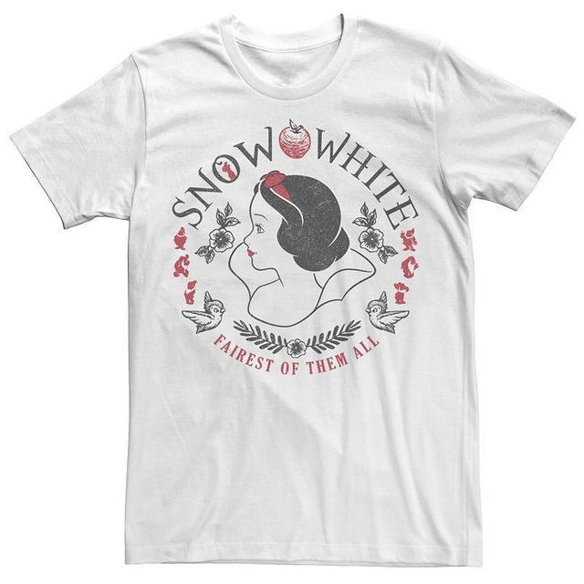 Disneys Snow Mens Fairest Of Them All Profile Tee Product Image