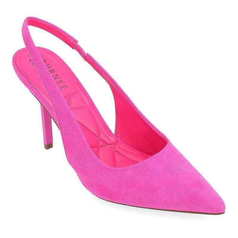 Journee Collection Tru Comfort Foam Elenney Womens Slingback Heels Pink Product Image