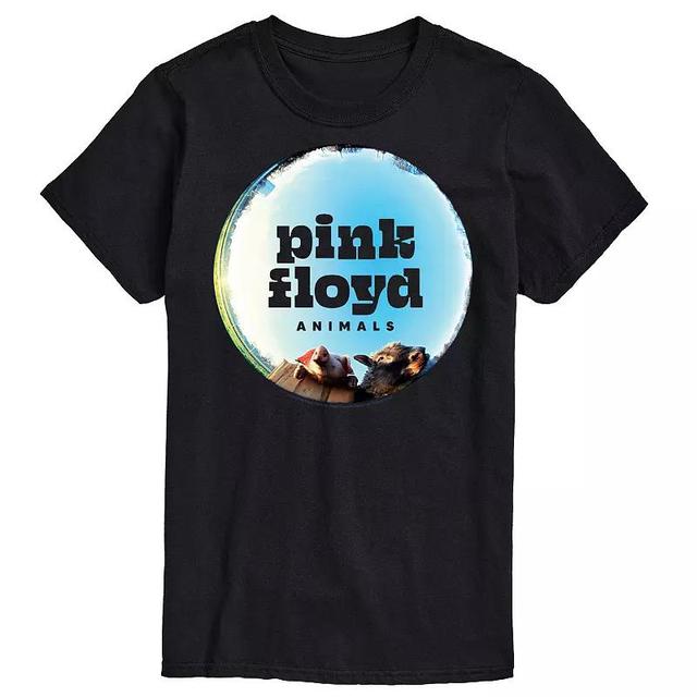 Big & Tall Pink Floyd Animals Tee, Mens Black Product Image