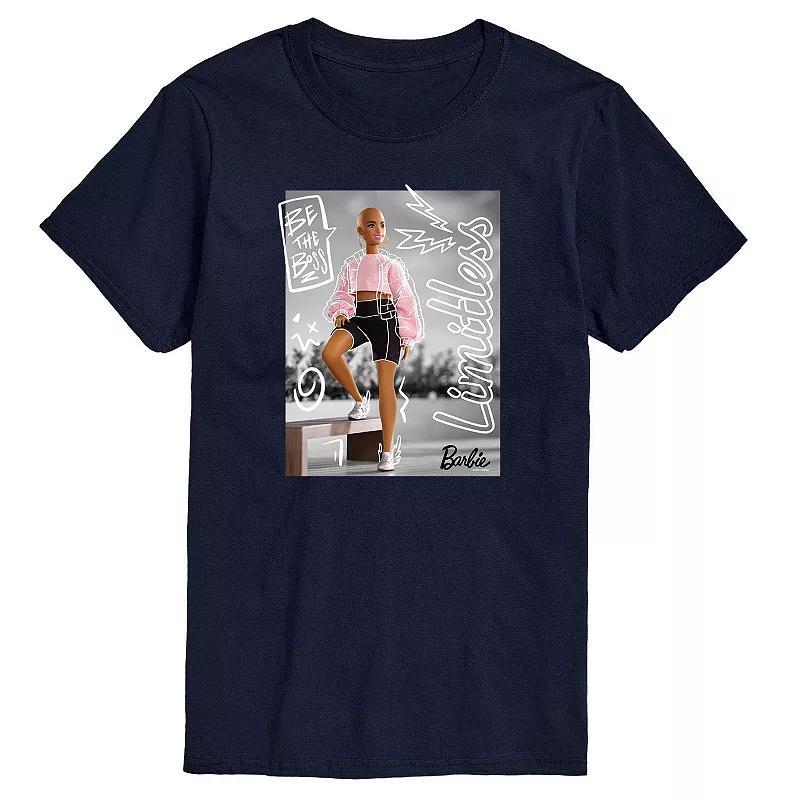 Big & Tall Barbie Limitless Graphic Tee, Mens Blue Product Image