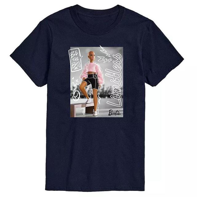 Big & Tall Barbie Limitless Graphic Tee, Mens Blue Product Image