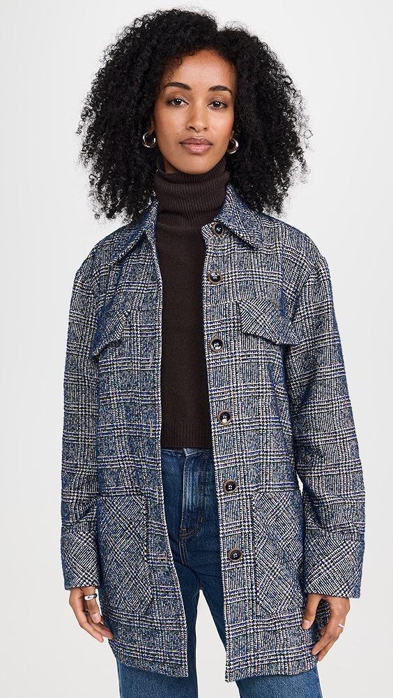 Rodebjer Avril Boucle Check Jacket | Shopbop Product Image