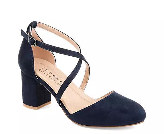 Journee Collection Womens Foster Wide Pump Product Image