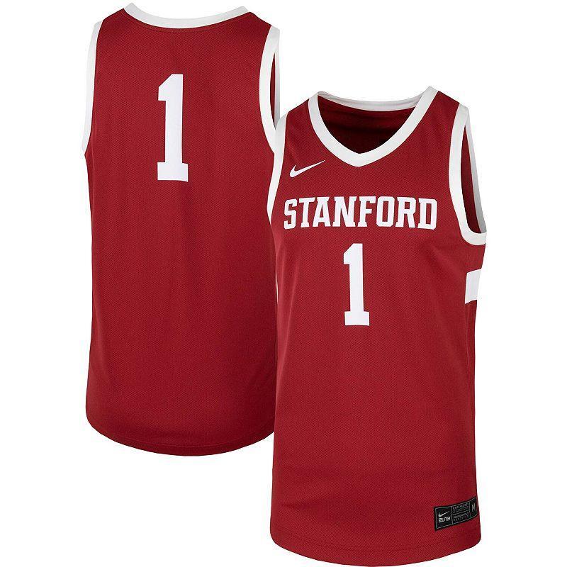 Mens Nike #1 Cardinal Stanford Cardinal Team Replica Basketball Jersey Product Image