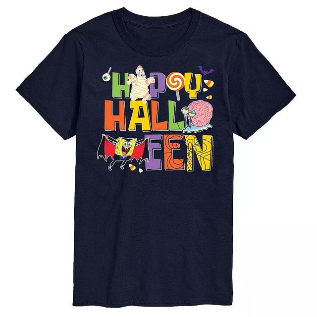 Big & Tall Spongebob Happy Halloween Graphic Tee, Mens Product Image