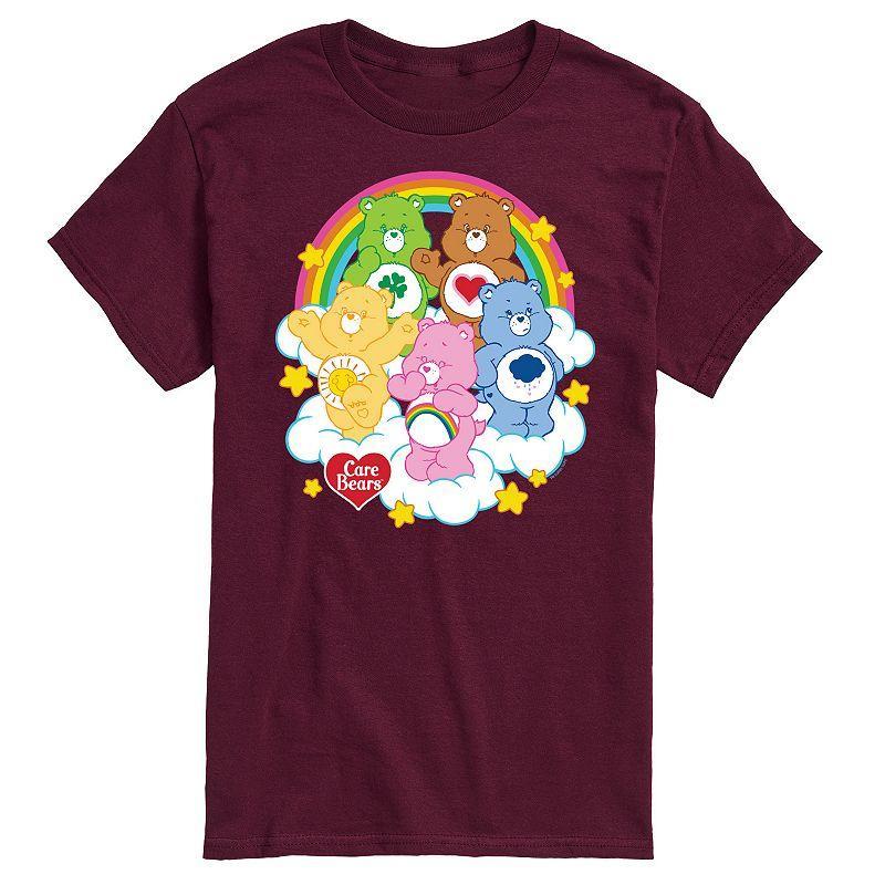 Big & Tall Care Bears Group On Clouds Graphic Tee, Mens Product Image