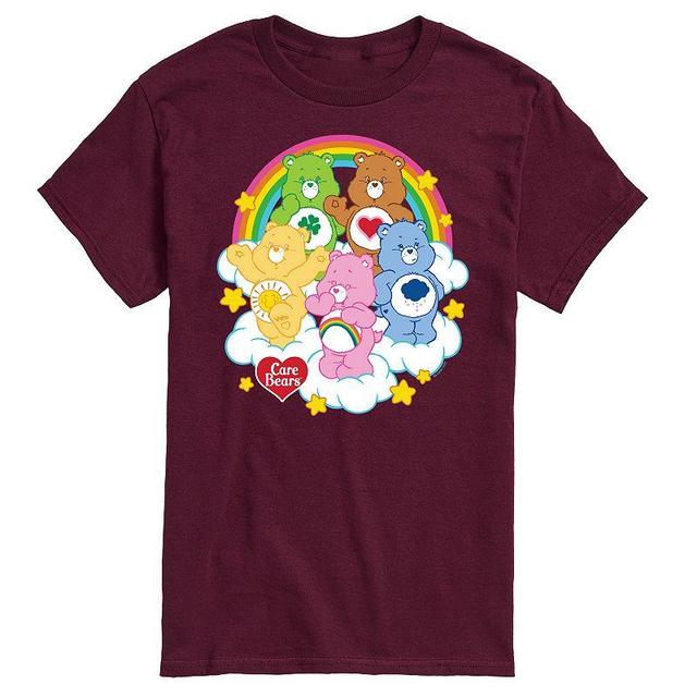 Big & Tall Care Bears Group On Clouds Graphic Tee, Mens Product Image