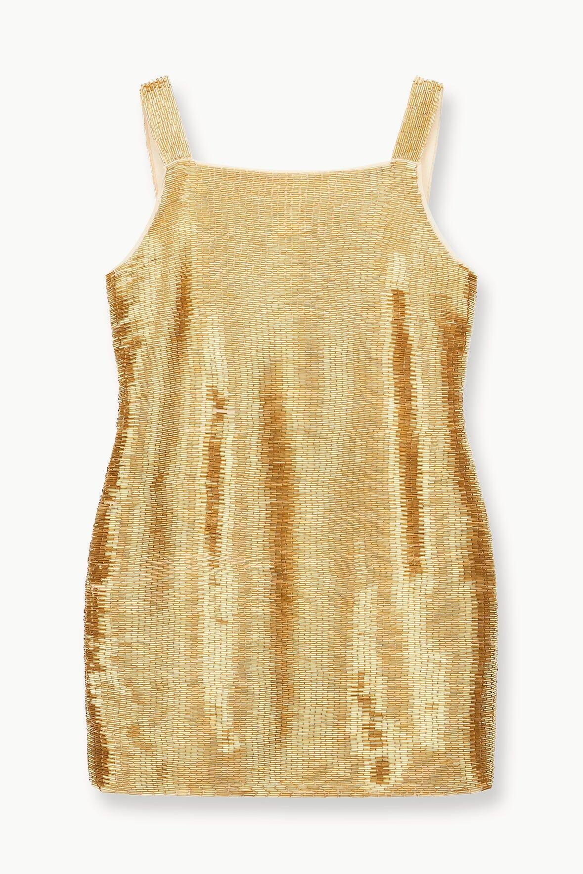 EVIE DRESS | GOLD Product Image