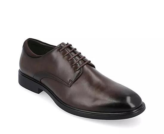 Thomas & Vine Odin Plain Toe Mens Leather Oxfords Red Product Image