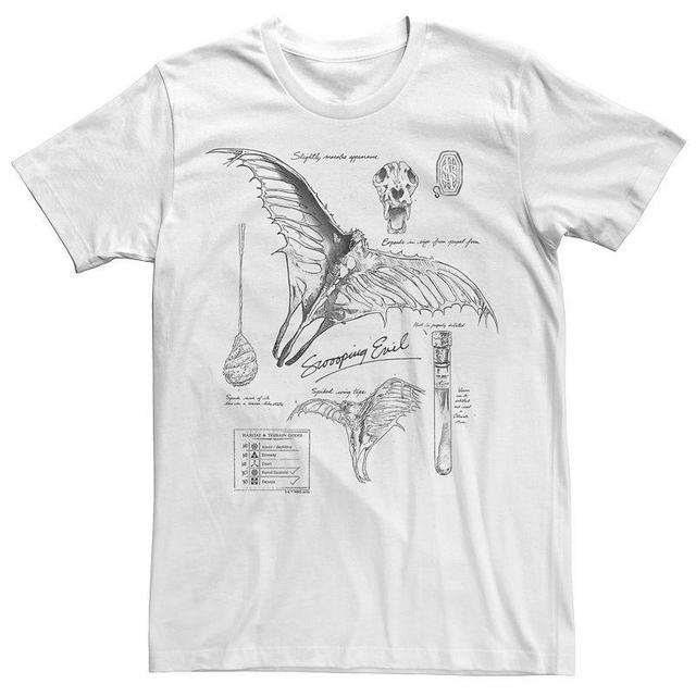 Mens Fantastic Beasts And Where To Find Them Swooping Evil Study Lab Notes Tee Product Image