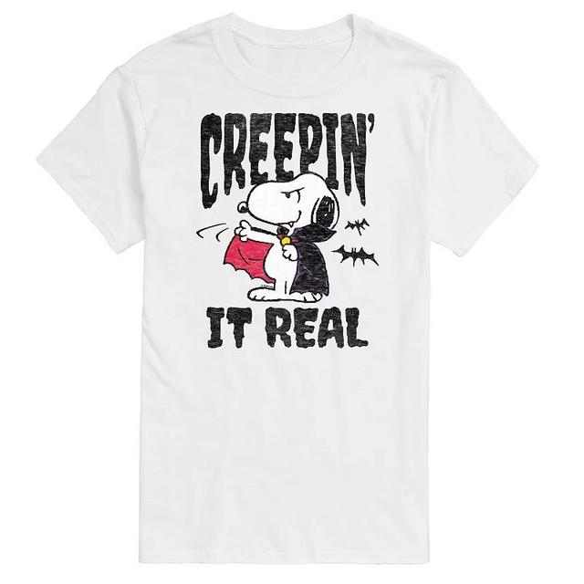 Mens Peanuts Snoopy Vampire Creepin It Real Graphic Tee Product Image