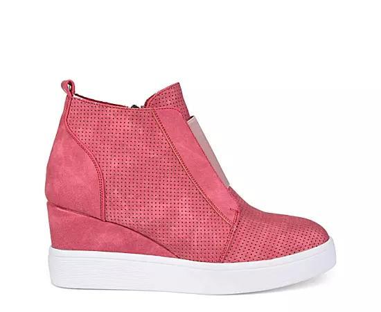 Journee Collection Clara Womens Wedge Sneakers Product Image