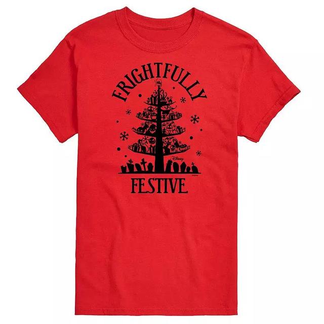 Mens Nightmare Before Christmas Frightfully Festive Tee Product Image