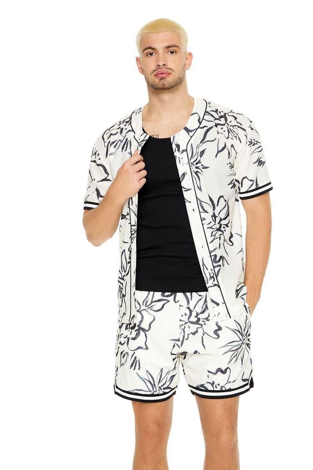 Floral Print Baseball Jersey | Forever 21 Product Image