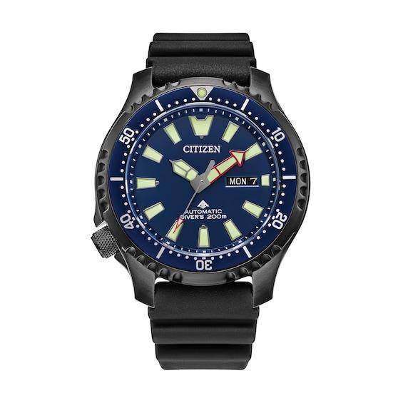 Men's Citizen Promaster Diver Two-Tone Automatic Strap Watch with Blue Dial (Model: Ny0158-09L) Product Image