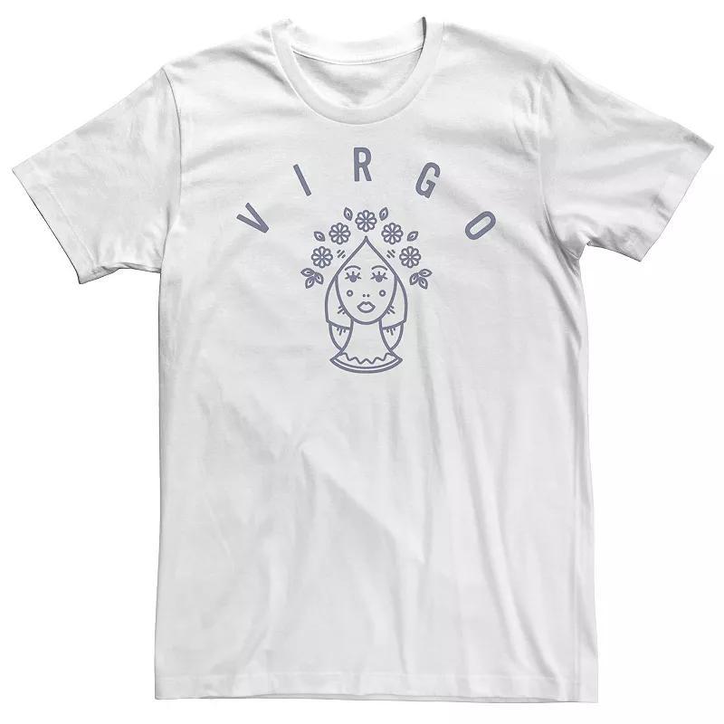 Big & Tall Virgo Line Art Portrait Tee, Mens Product Image