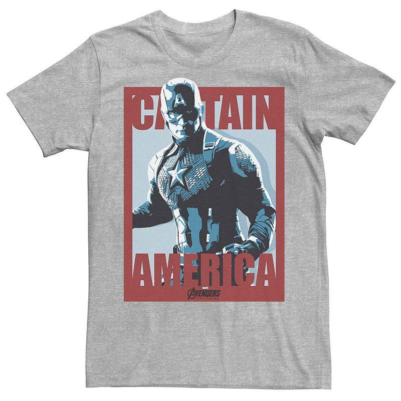 Mens Marvel Avengers Endgame Captain America Tee Product Image