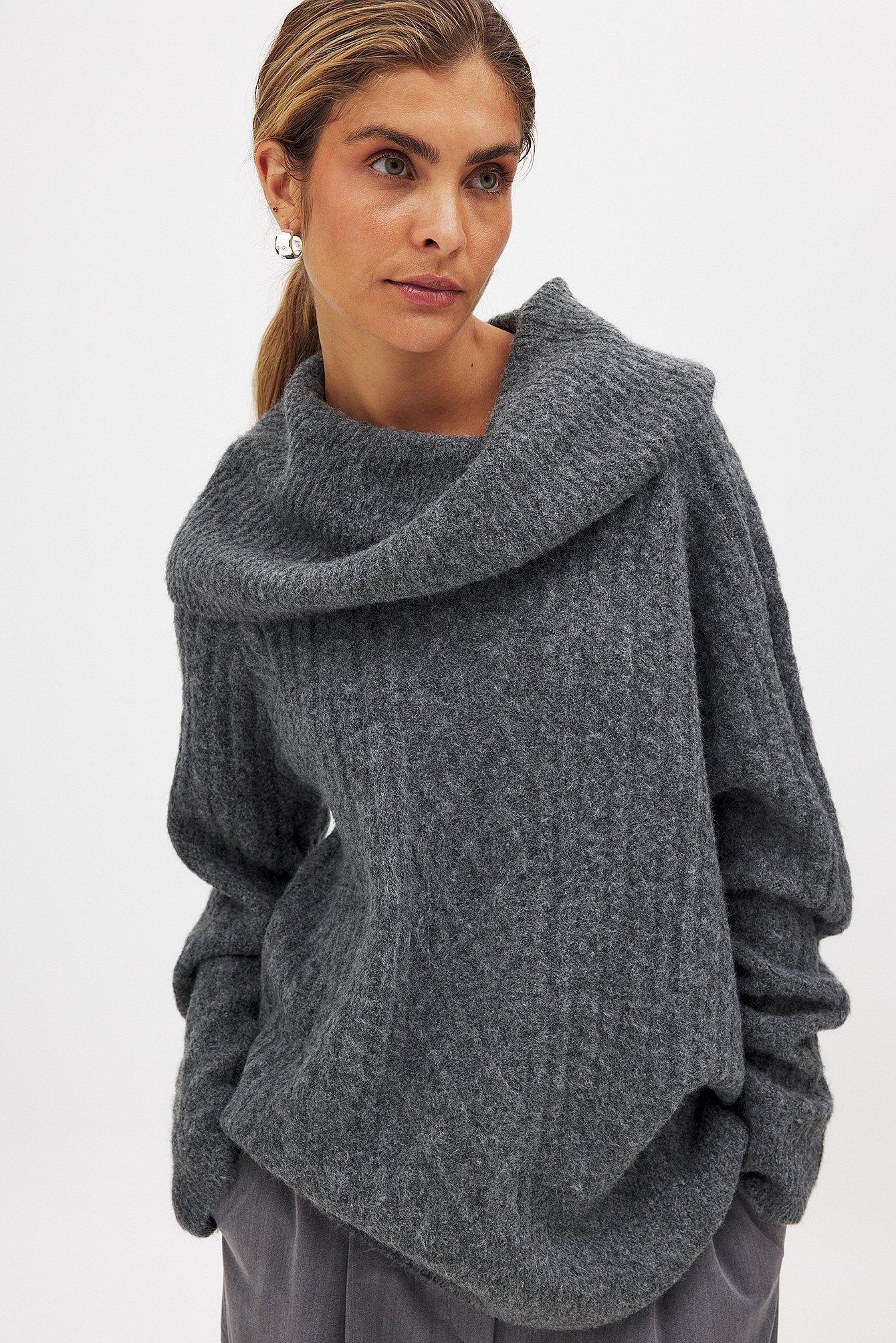 Cable Knitted Turtle Neck Sweater Product Image