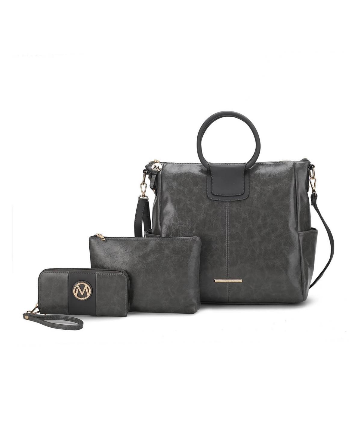 Mkf Collection Zuri Women s Tote Bag with Pouch and Wallet by Mia K Product Image