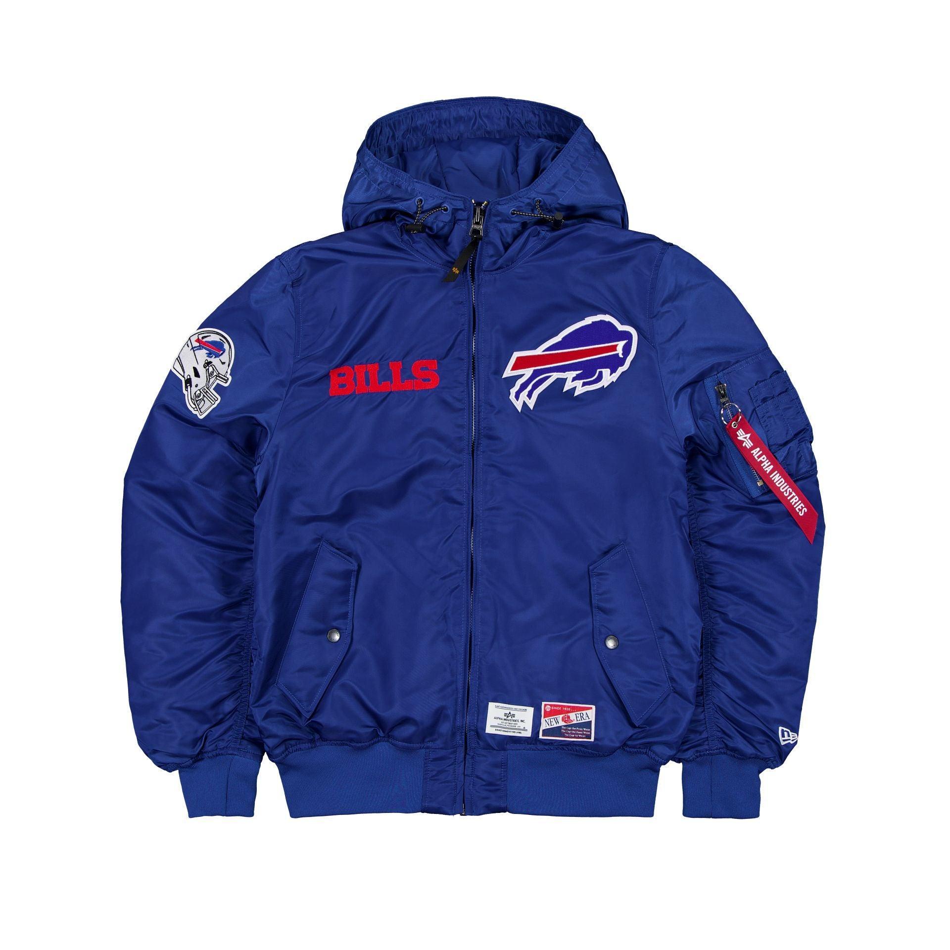 Alpha Industries x New York Giants L-2B Hooded Bomber Jacket Male Product Image