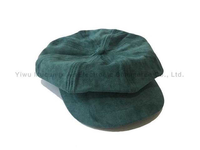 Faux Suede Newsboy Hat Product Image