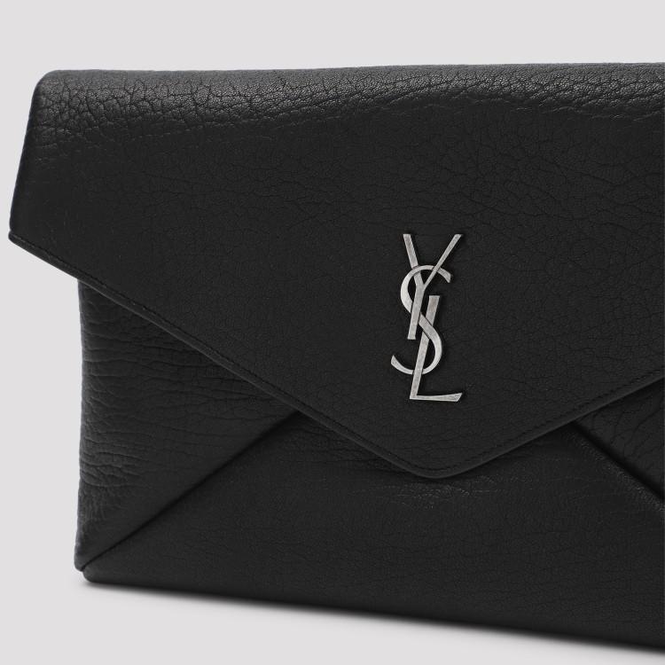 Black Lamb Leather Large Pouch Product Image