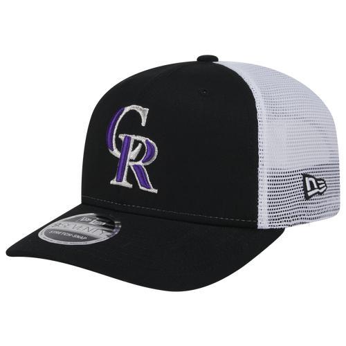 New Era Mens Colorado Rockies New Era Colorado Rockies CTN Trucker Cap - Mens Product Image