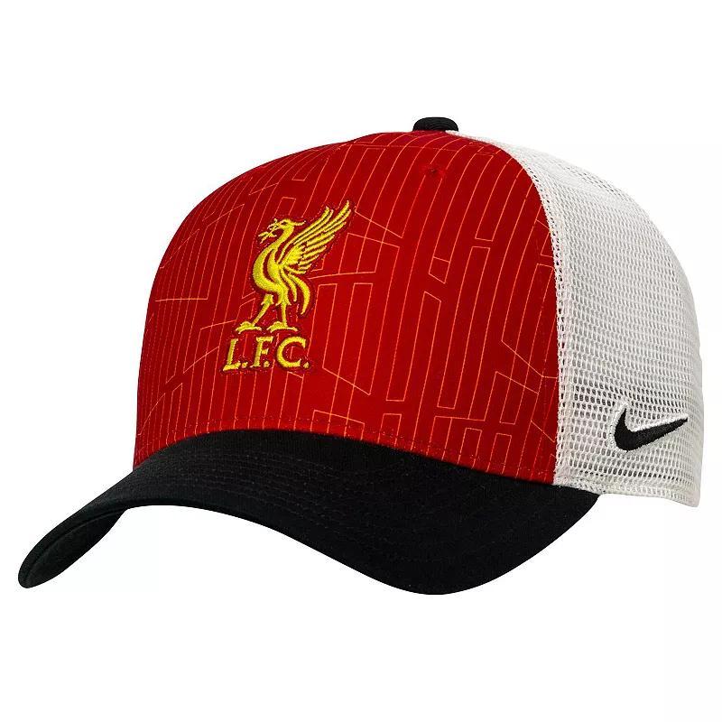 Mens Nike Red Liverpool Trucker Stretch-Snap Adjustable Hat Product Image