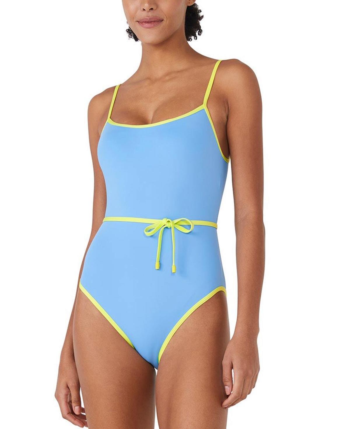 kate spade new york Womens Belted One-Piece Swimsuit Product Image