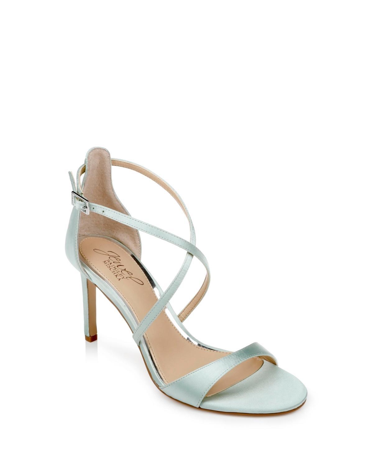 Jewel Badgley Mischka Womens Dimitra Crisscross Strap Stiletto Evening Sandals Product Image