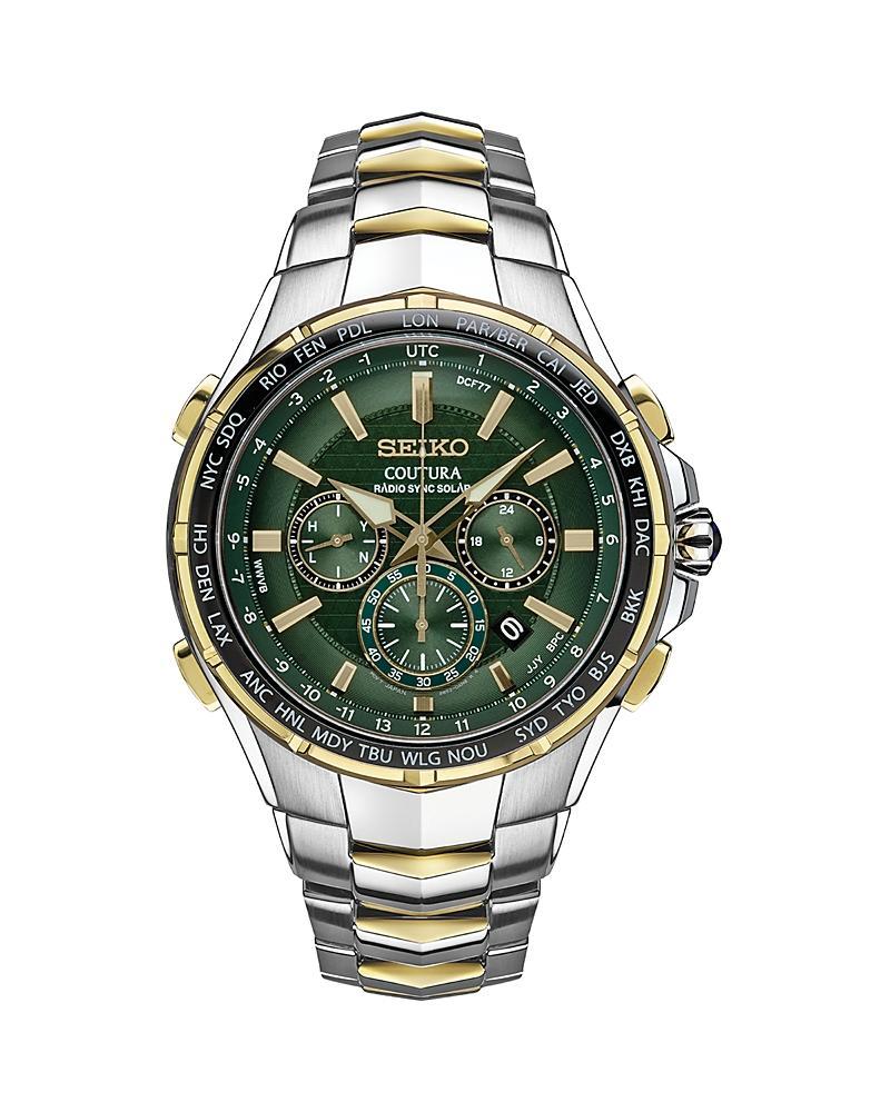 Seiko Watch Coutura Radio Sync Solar Chronograph, 46mm Product Image