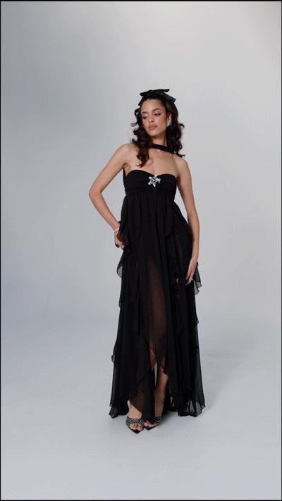 Mariah Dress (Black) Product Image