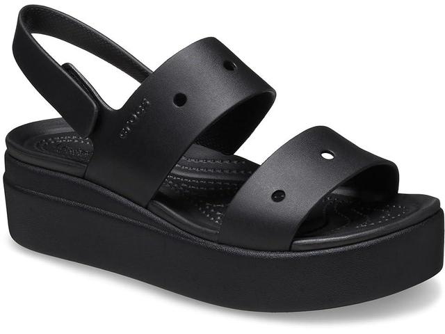 Crocs Brooklyn 4U Low Wedges Women's Sandals Product Image