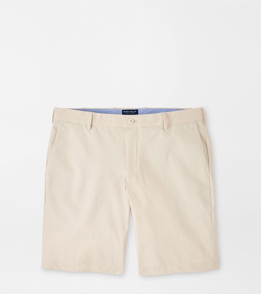 Peter Millar Crown Crafted Surge Performance Water Resistant Shorts in British Cream at Nordstrom, Size 42 Product Image