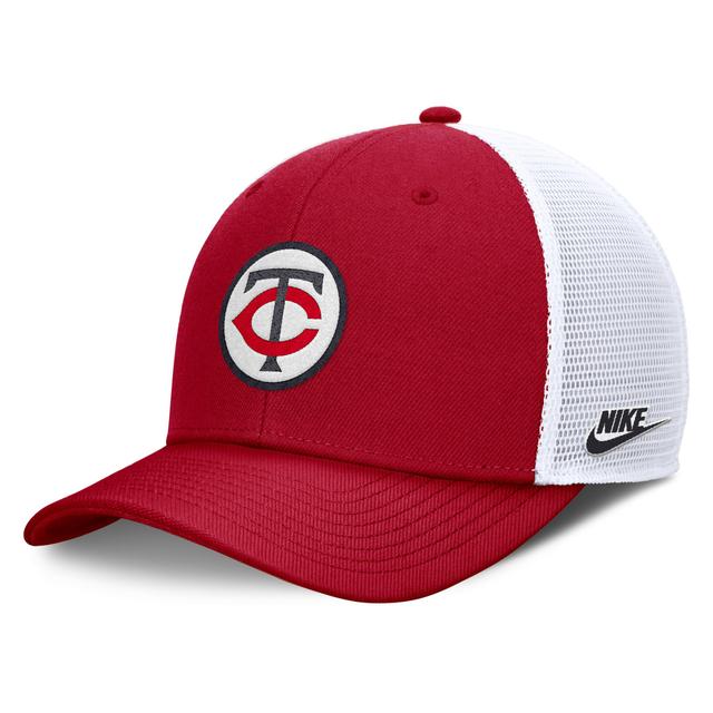 Minnesota Twins Cooperstown Rise Nike Mens Dri-FIT MLB Trucker Adjustable Hat Product Image