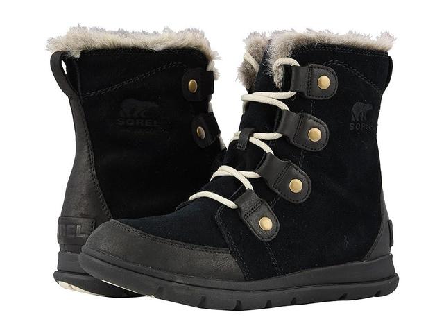 SOREL Explorer Joan Dark Stone) Women's Lace-up Boots Product Image