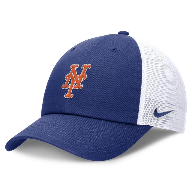 New York Mets Evergreen Club Nike Mens MLB Trucker Adjustable Hat Product Image