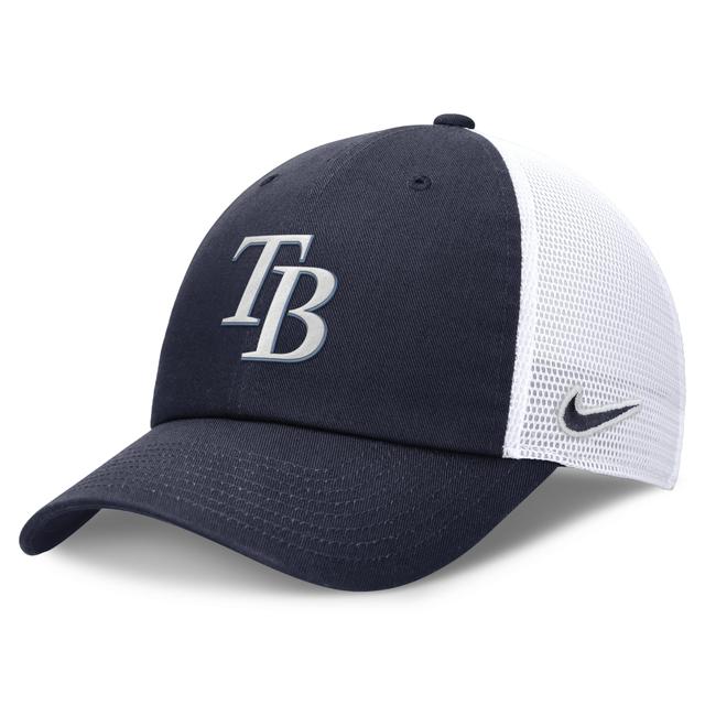 Tampa Bay Rays Evergreen Club Nike Mens MLB Trucker Adjustable Hat Product Image