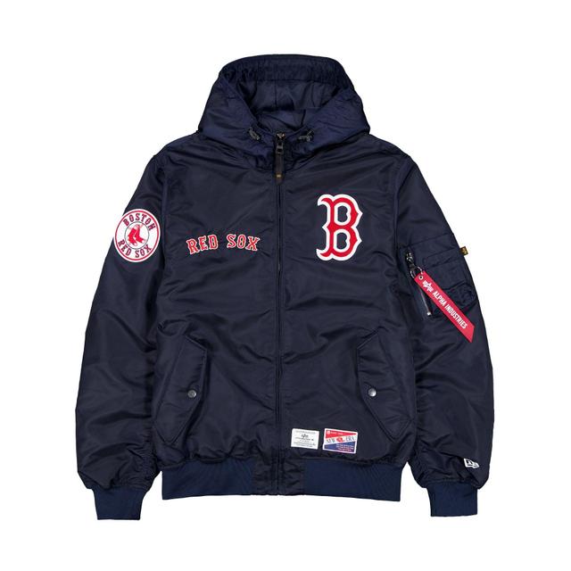 Alpha Industries x New York Yankees L-2B Hooded Bomber Jacket Black Male Product Image