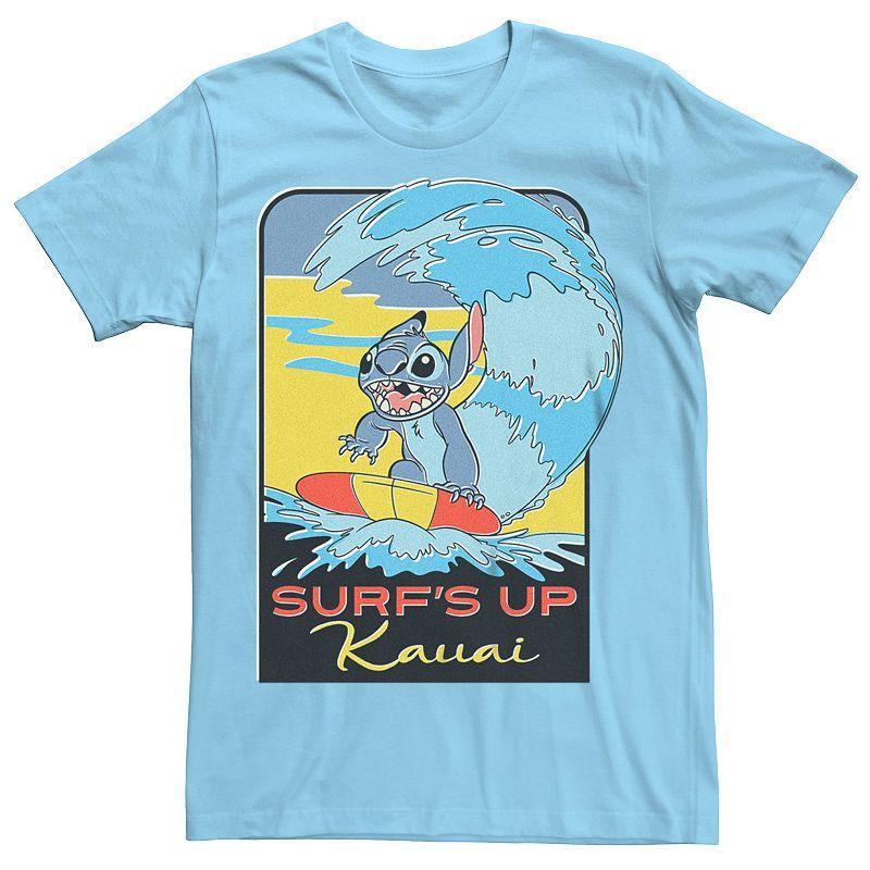 Disneys Lilo & Stitch Mens Surfs Up Kauai Tee Product Image